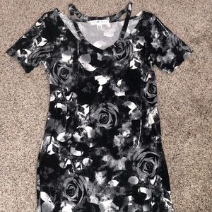 off the shoulder body-con dress